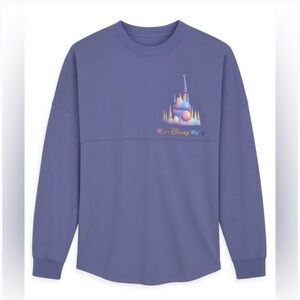 Walt Disney world 50th anniversary purple holographic spirit jersey size medium
